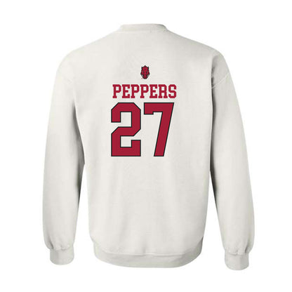 Arkansas - NCAA Women's Volleyball : Journey Peppers - Classic Shersey Crewneck Sweatshirt-1
