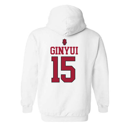 Arkansas - NCAA Football : Nsongbeh Ginyui - Classic Shersey Hooded Sweatshirt-1