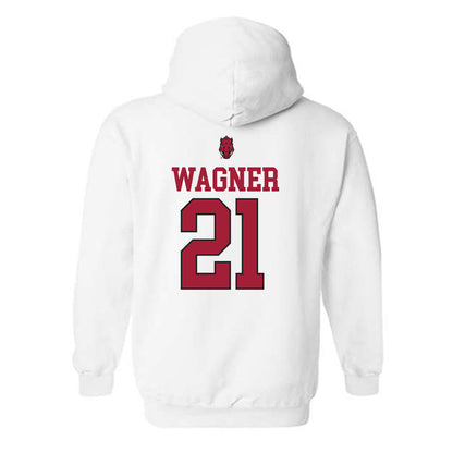 Arkansas - NCAA Men's Basketball : Dajuan Wagner - Classic Shersey Hooded Sweatshirt-1