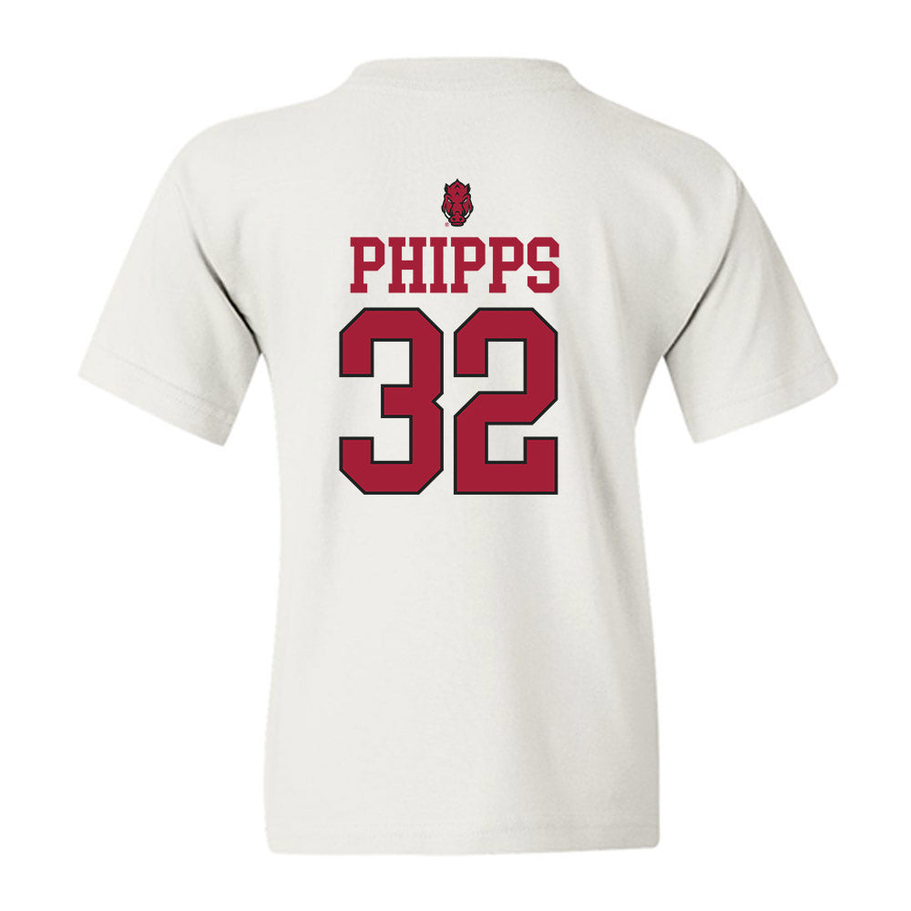 Arkansas - NCAA Football : Landon Phipps - Classic Shersey Youth T-Shirt-1