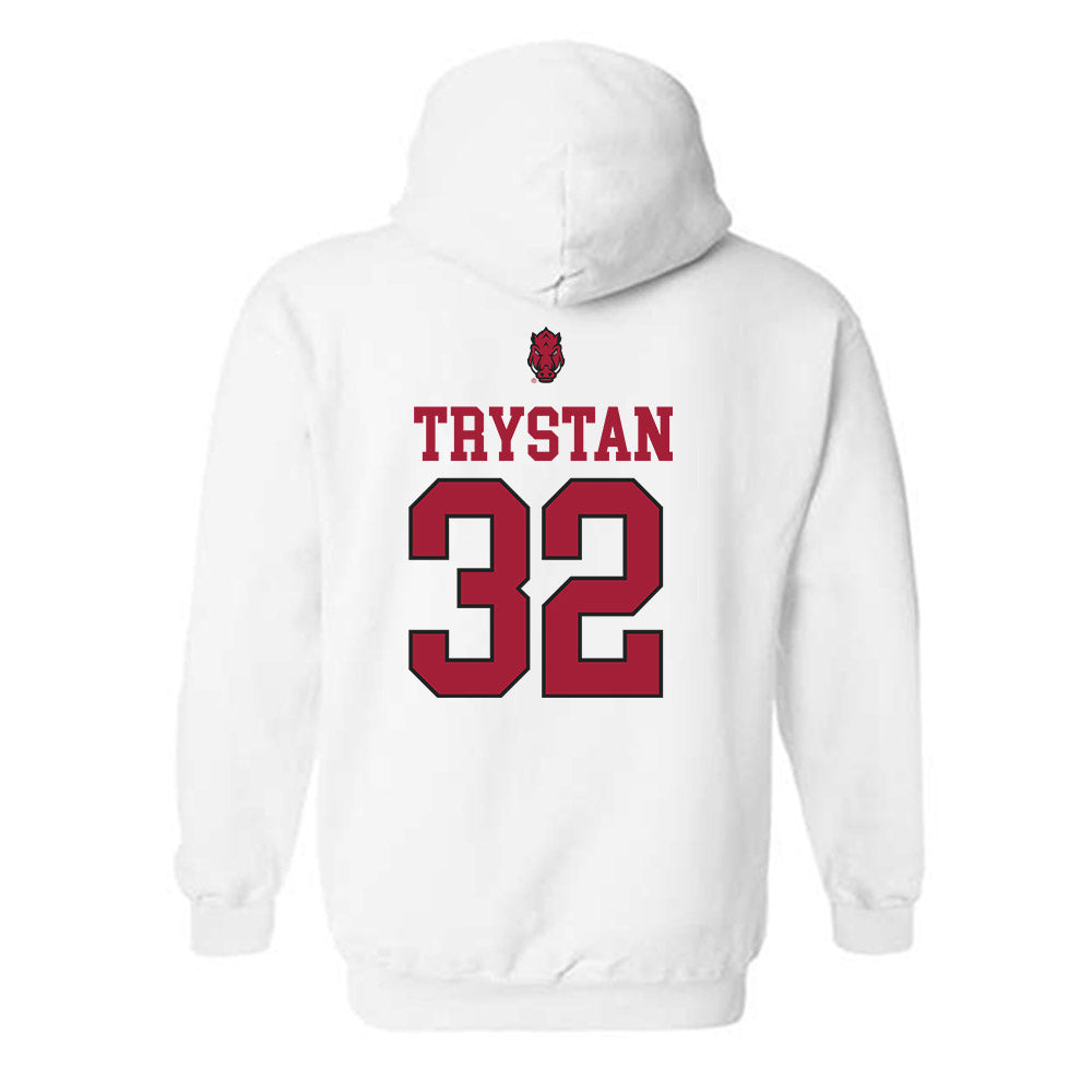 Arkansas - NCAA Baseball : Trystan Trystan - Classic Shersey Hooded Sweatshirt-1