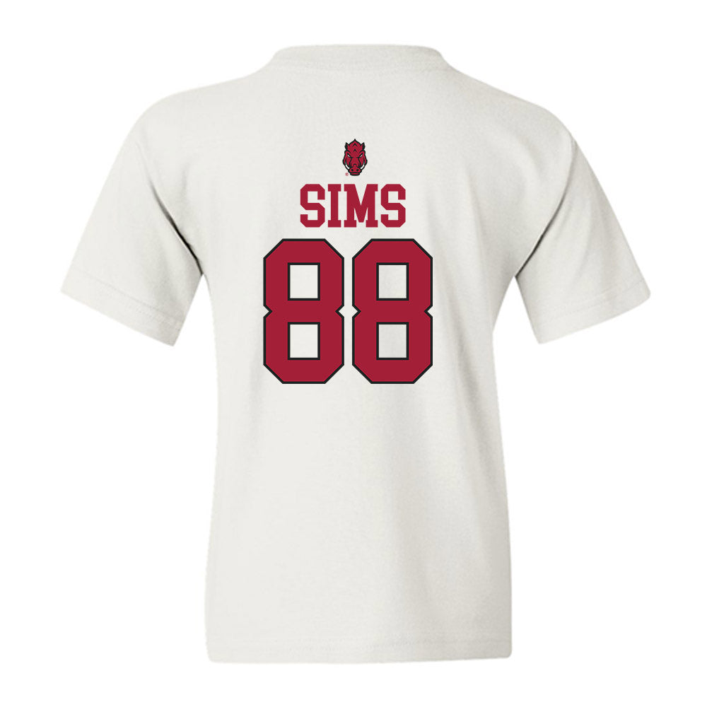 Arkansas - NCAA Football : Xadavien Sims - Classic Shersey Youth T-Shirt-1