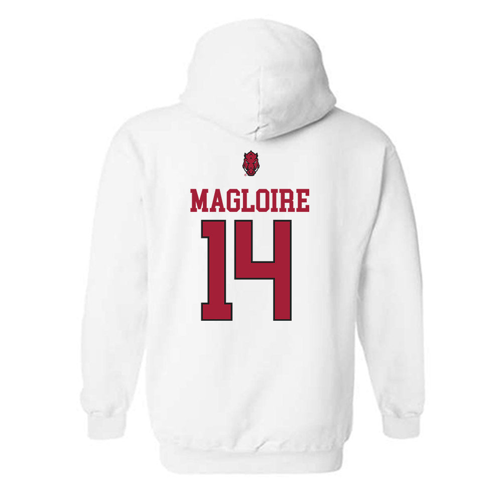 Arkansas - NCAA Football : Kyeaure Magloire - Classic Shersey Hooded Sweatshirt-1