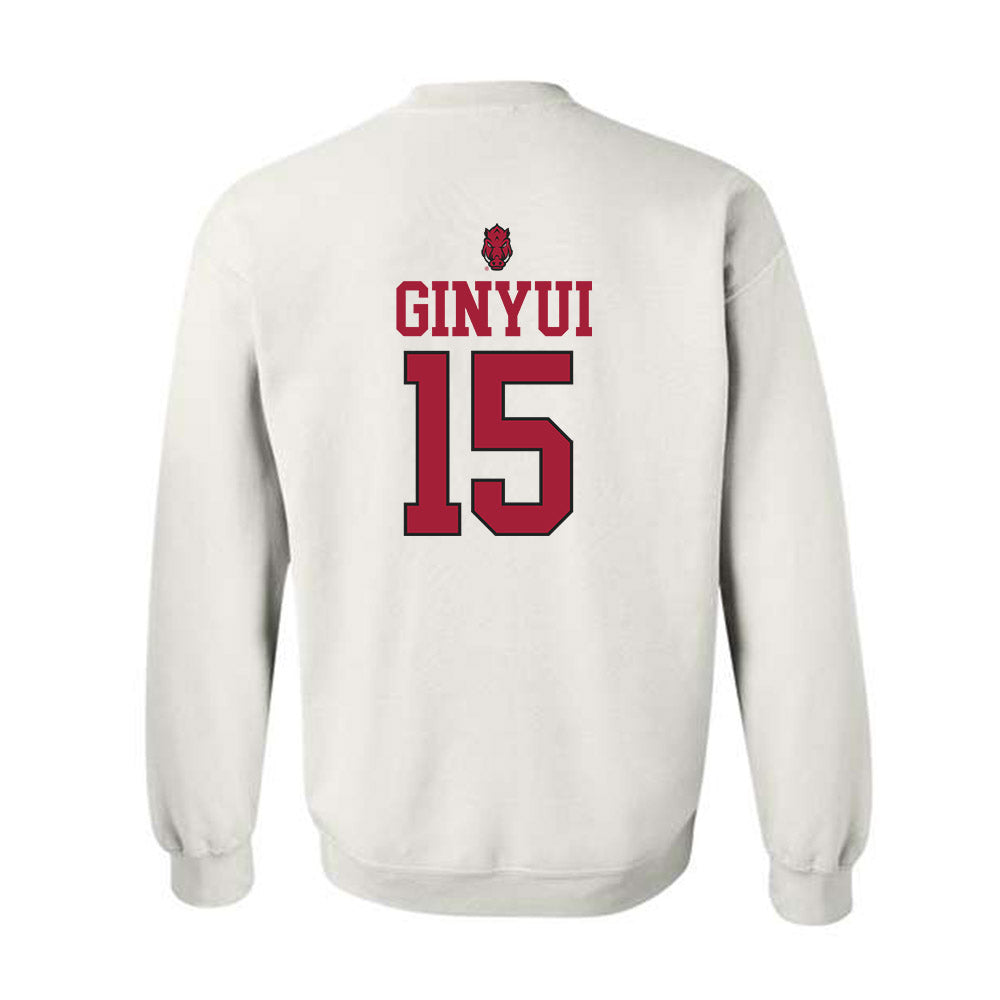 Arkansas - NCAA Football : Nsongbeh Ginyui - Classic Shersey Crewneck Sweatshirt-1