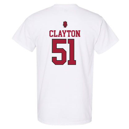 Arkansas - NCAA Football : Carey Clayton - Classic Shersey T-Shirt-1