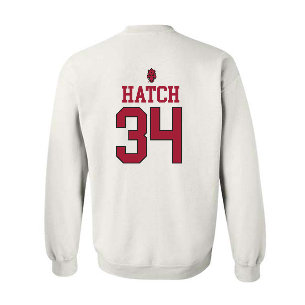 Arkansas - NCAA Football : Jathan Hatch - Classic Shersey Crewneck Sweatshirt-1
