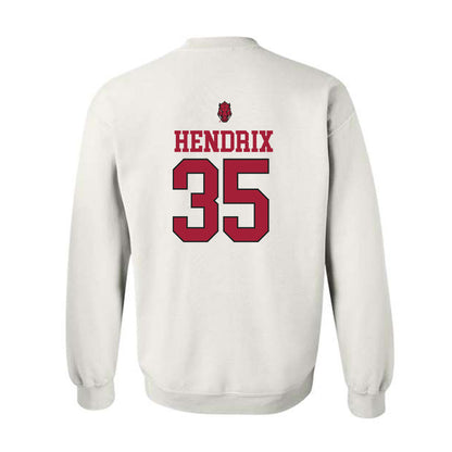 Arkansas - NCAA Football : Hutson Hendrix - Classic Shersey Crewneck Sweatshirt-1