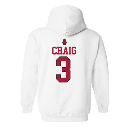 Arkansas - NCAA Women's Soccer : Nuria Craig - Classic Shersey Hooded Sweatshirt-1