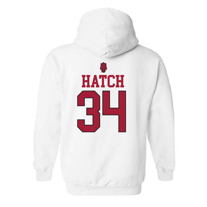 Arkansas - NCAA Football : Jathan Hatch - Classic Shersey Hooded Sweatshirt-1