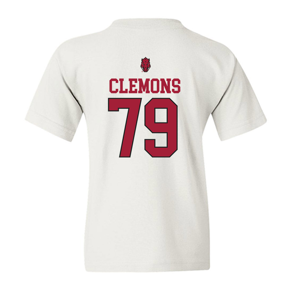 Arkansas - NCAA Football : Josiah Clemons - Classic Shersey Youth T-Shirt-1