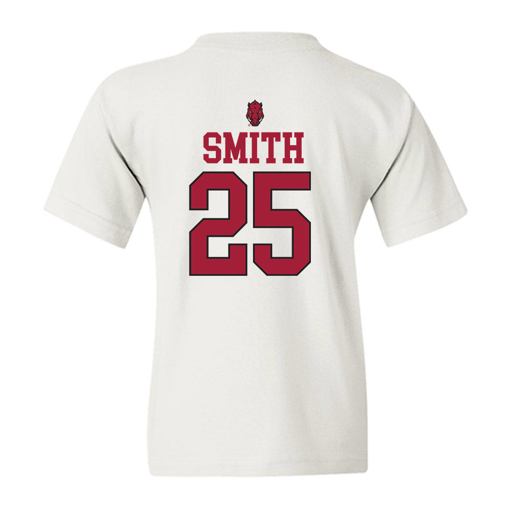 Arkansas - NCAA Football : Ja’Quavion Smith - Classic Shersey Youth T-Shirt-1