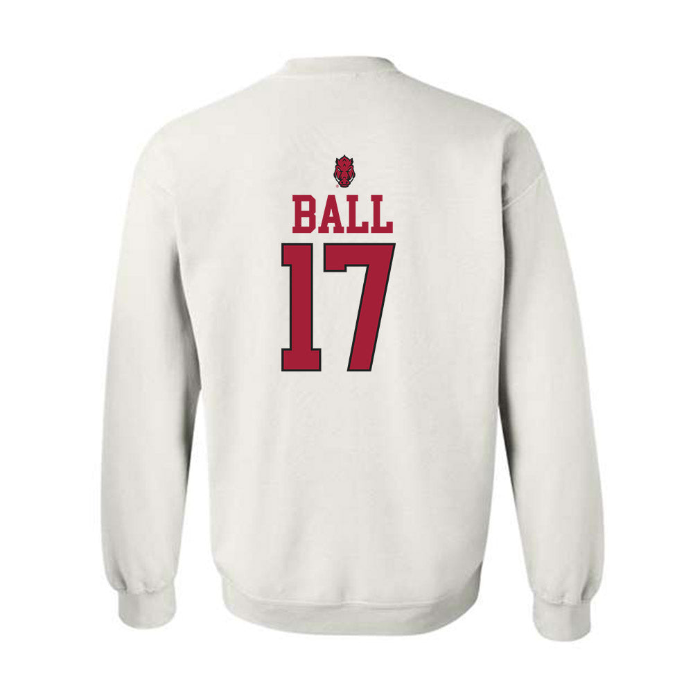 Arkansas - NCAA Women's Soccer : Kennedy Ball - Classic Shersey Crewneck Sweatshirt-1