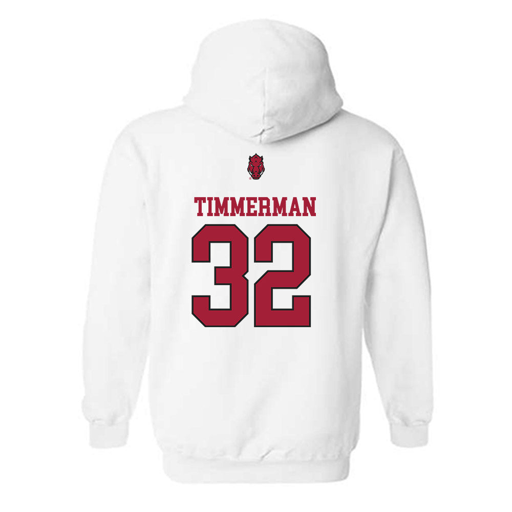 Arkansas - NCAA Softball : Saylor Timmerman - Classic Shersey Hooded Sweatshirt-1