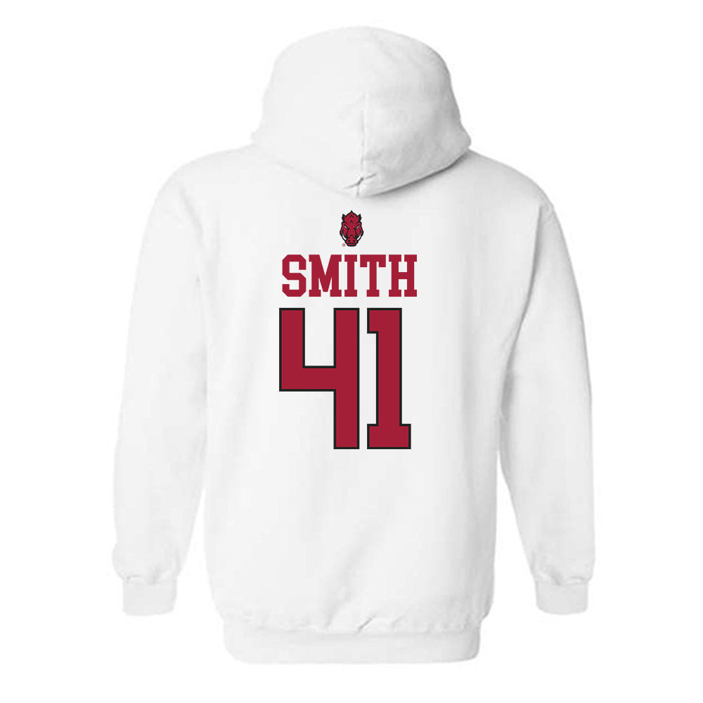 Arkansas - NCAA Football : Connor Smith - Classic Shersey Hooded Sweatshirt-1