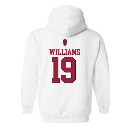 Arkansas - NCAA Football : Kyndrick Williams - Classic Shersey Hooded Sweatshirt-1