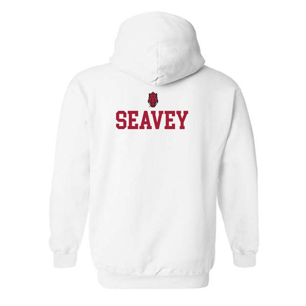 Arkansas - NCAA Men's Cross Country : Eli Seavey - Classic Shersey Hooded Sweatshirt-1