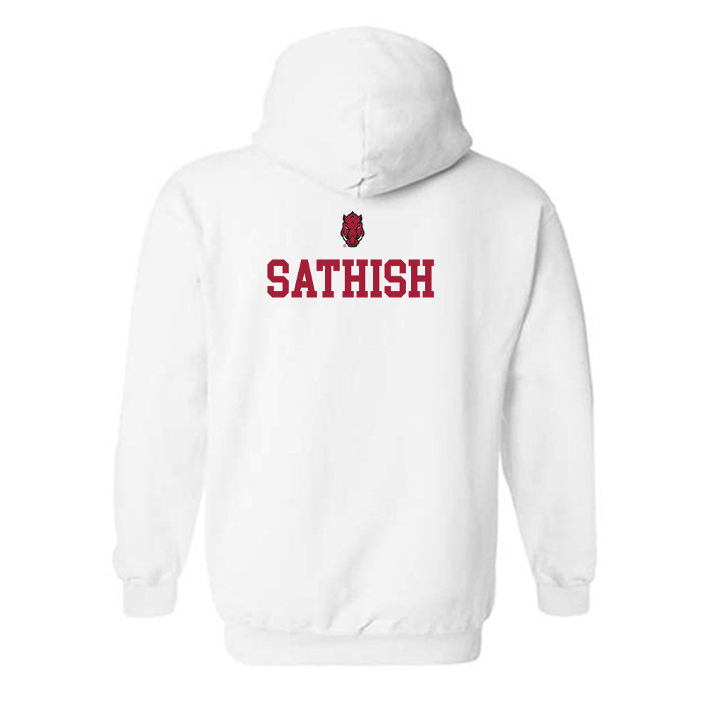 Arkansas - NCAA Women's Golf : Swetha Sathish - Classic Shersey Hooded Sweatshirt-1
