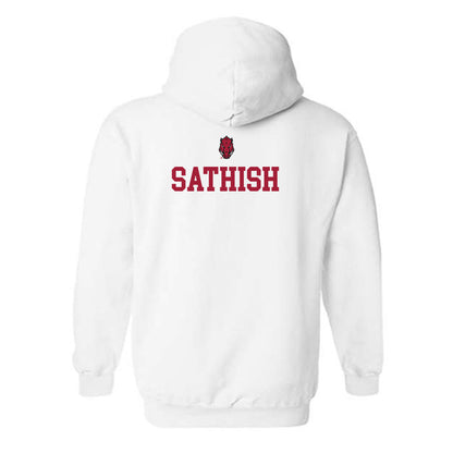 Arkansas - NCAA Women's Golf : Swetha Sathish - Classic Shersey Hooded Sweatshirt-1