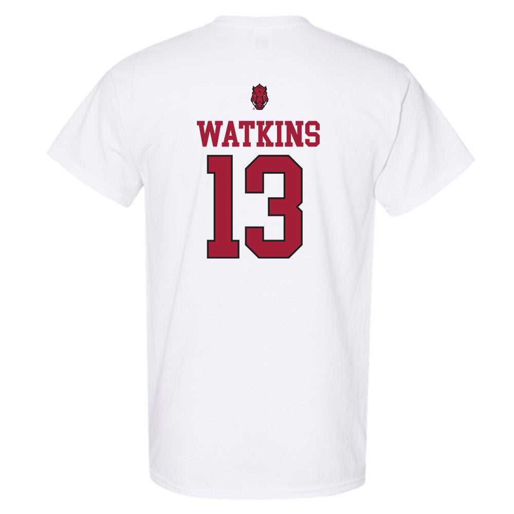 Arkansas - NCAA Football : Jelani Watkins - Classic Shersey T-Shirt-1