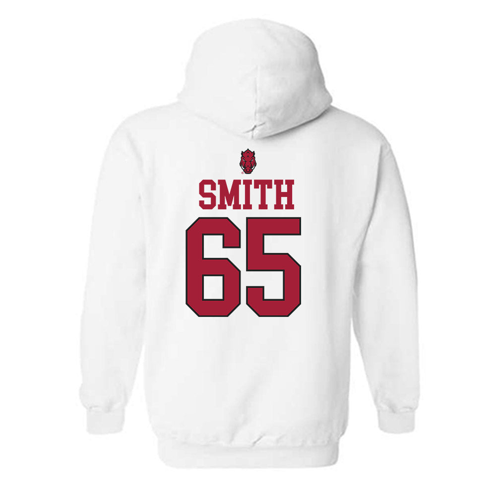 Arkansas - NCAA Football : Aaron Smith - Classic Shersey Hooded Sweatshirt-1