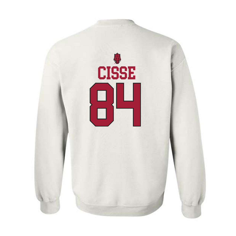 Arkansas - NCAA Football : Ismael Cisse - Classic Shersey Crewneck Sweatshirt-1