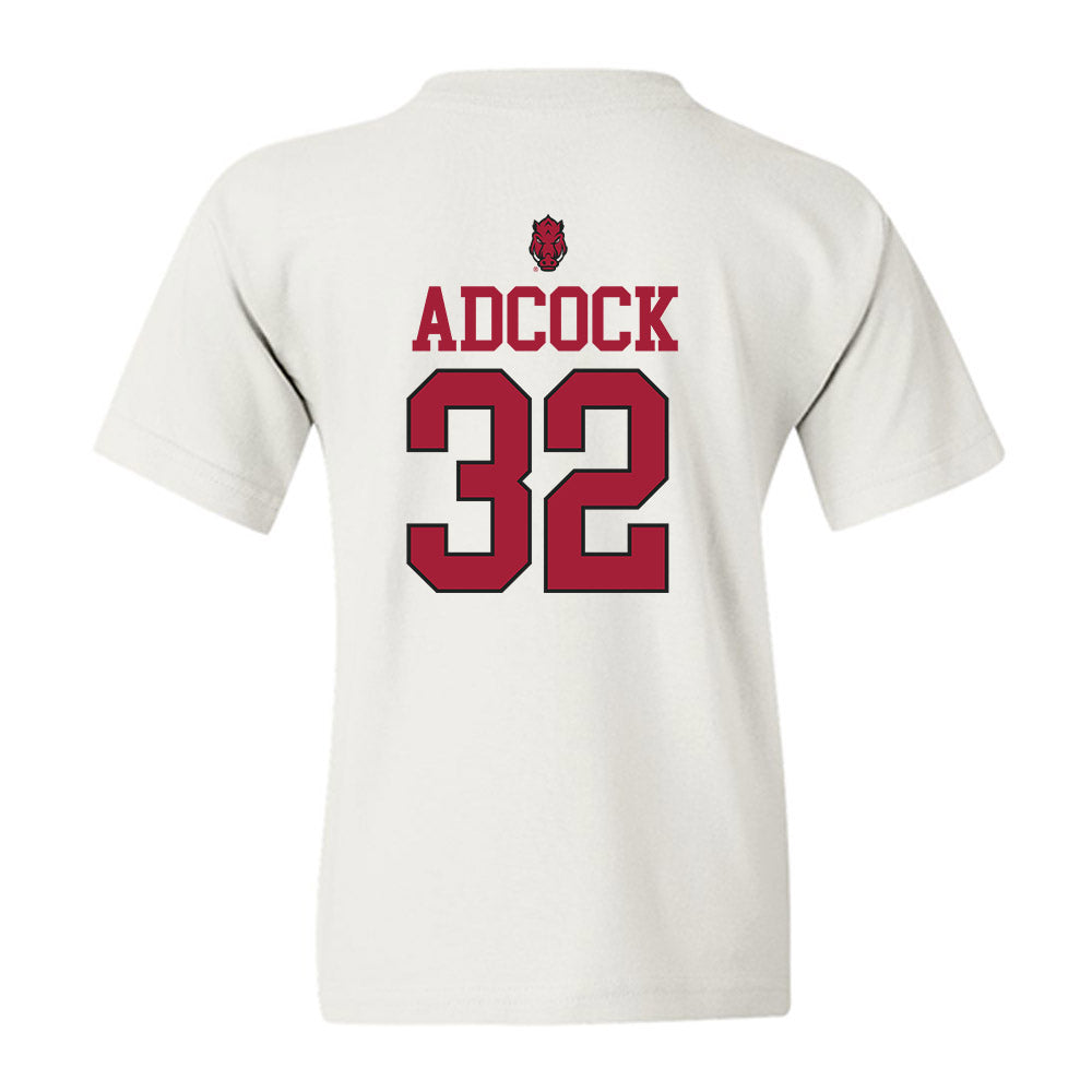 Arkansas - NCAA Football : Matthew Adcock - Classic Shersey Youth T-Shirt-1