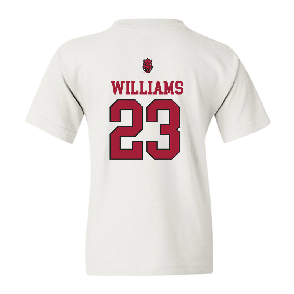 Arkansas - NCAA Football : Ian Williams - Classic Shersey Youth T-Shirt-1
