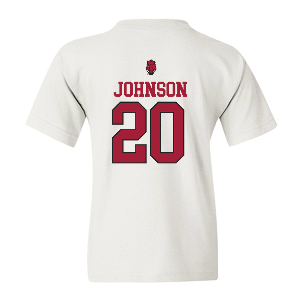 Arkansas - NCAA Football : Jahiem Johnson - Classic Shersey Youth T-Shirt-1