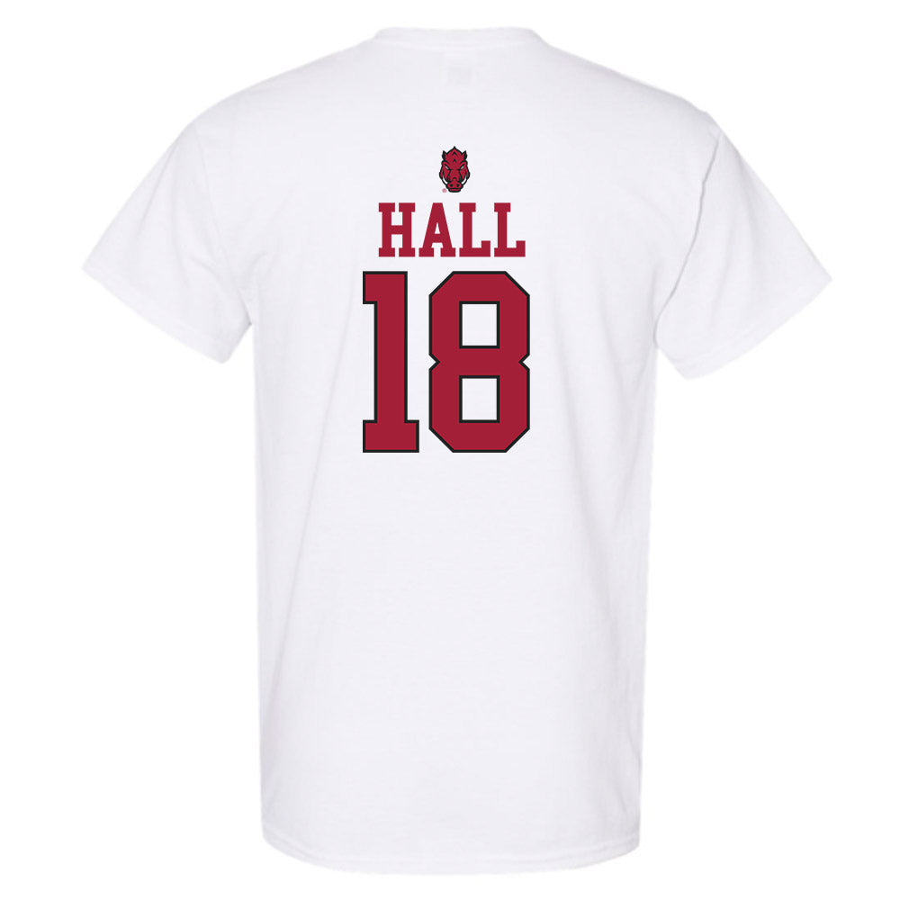 Arkansas - NCAA Football : Jude Hall - Classic Shersey T-Shirt-1