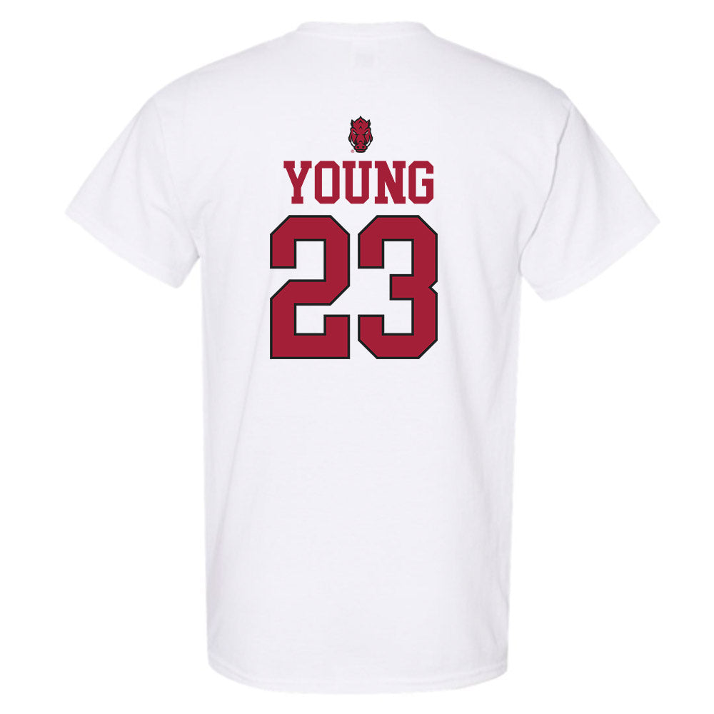 Arkansas - NCAA Football : Kevin Young - Classic Shersey T-Shirt-1