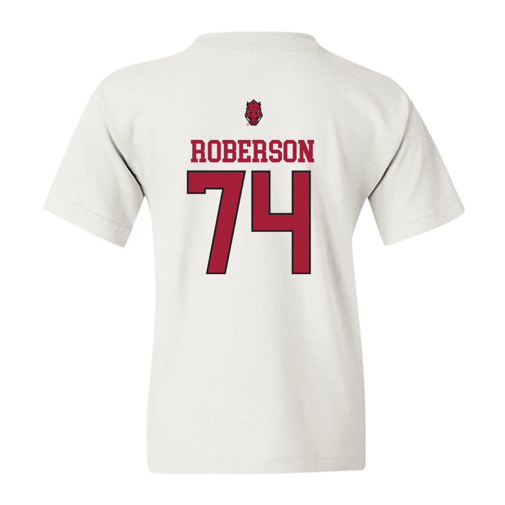 Arkansas - NCAA Football : Terence Roberson - Classic Shersey Youth T-Shirt-1