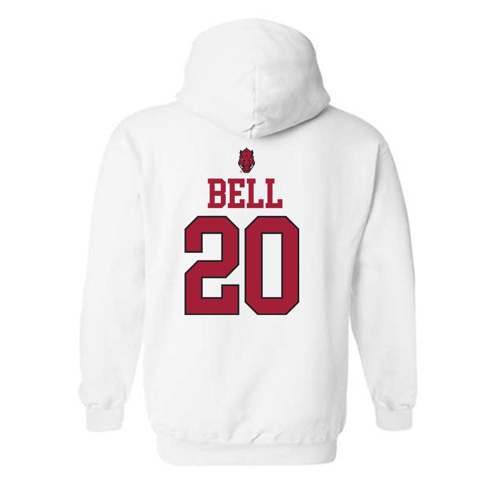 Arkansas - NCAA Softball : Tianna Bell - Classic Shersey Hooded Sweatshirt-1