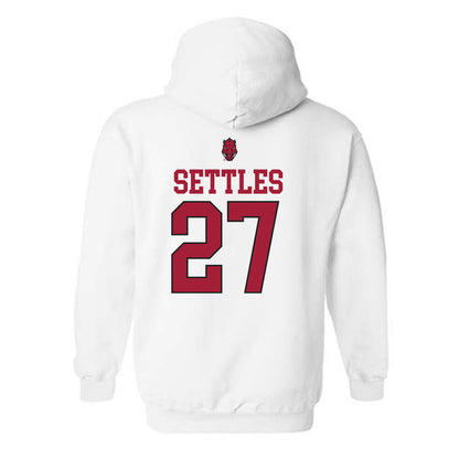 Arkansas - NCAA Football : Cameron Settles - Classic Shersey Hooded Sweatshirt-1