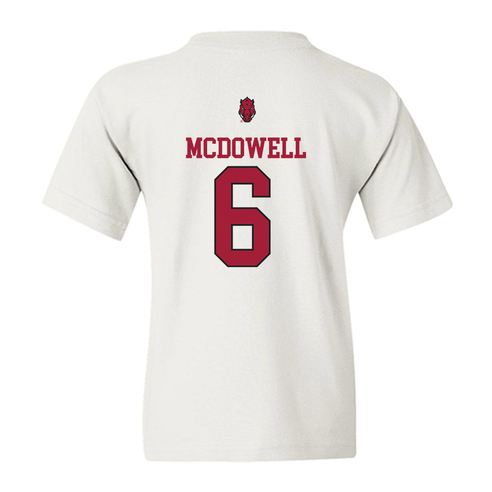 Arkansas - NCAA Softball : Ella McDowell - Classic Shersey Youth T-Shirt-1
