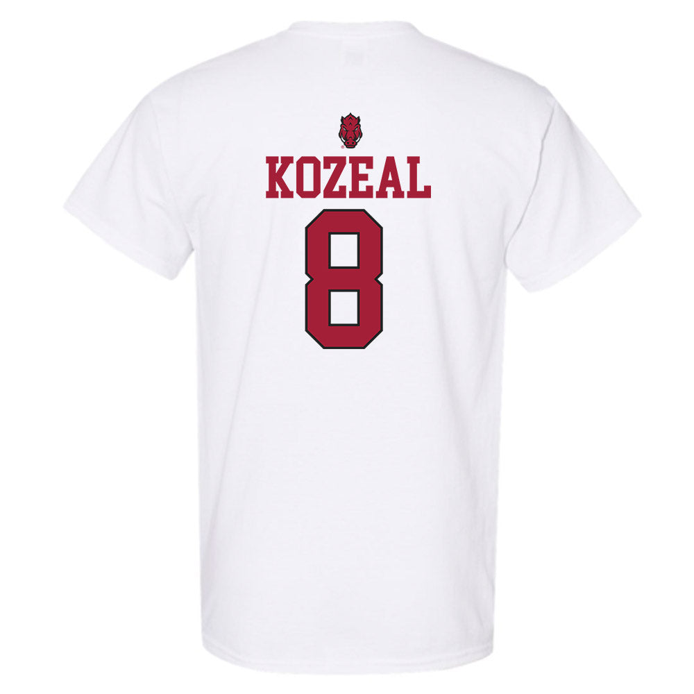 Arkansas - NCAA Baseball : Camden Kozeal - Classic Shersey T-Shirt-1