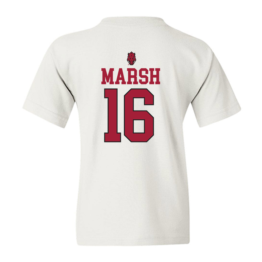 Arkansas - NCAA Football : Kourtlan Marsh - Classic Shersey Youth T-Shirt-1