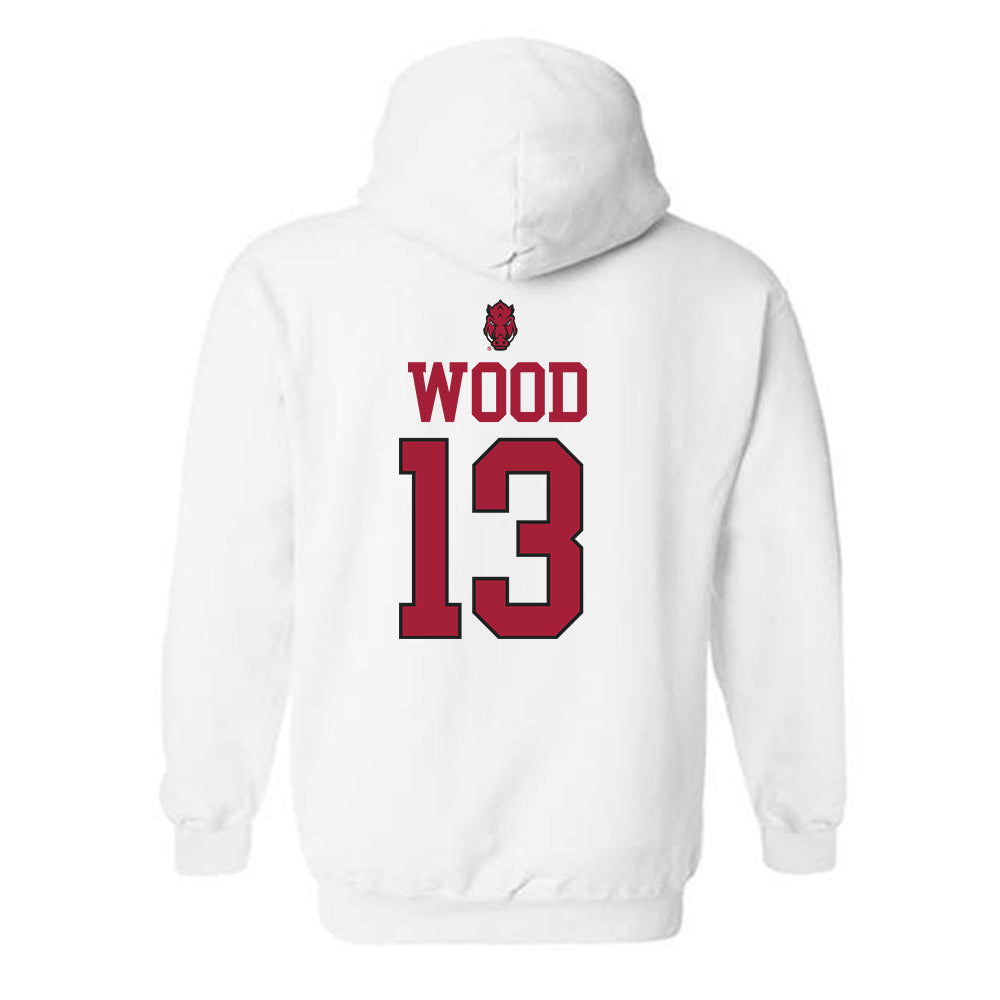 Arkansas - NCAA Softball : Kasey Wood - Classic Shersey Hooded Sweatshirt-1