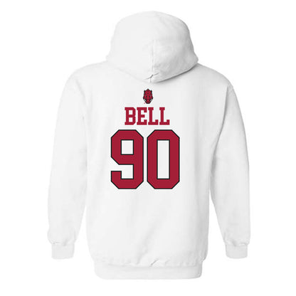 Arkansas - NCAA Football : Caleb Bell - Classic Shersey Hooded Sweatshirt-1