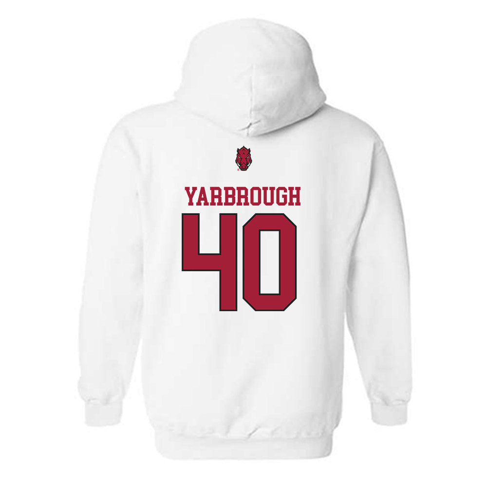 Arkansas - NCAA Football : Colton Yarbrough - Classic Shersey Hooded Sweatshirt-1