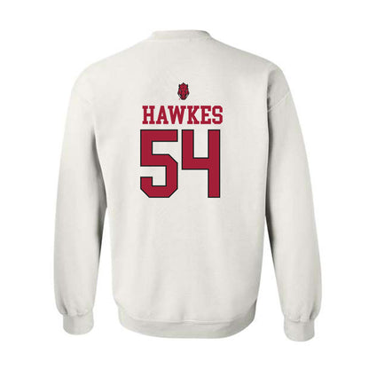 Arkansas - NCAA Football : Adam Hawkes - Classic Shersey Crewneck Sweatshirt-1