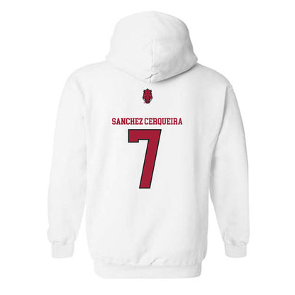 Arkansas - NCAA Women's Basketball : Cristina Sanchez Cerqueira - Classic Shersey Hooded Sweatshirt-1