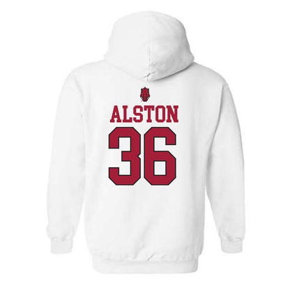 Arkansas - NCAA Football : Brian Alston - Classic Shersey Hooded Sweatshirt-1