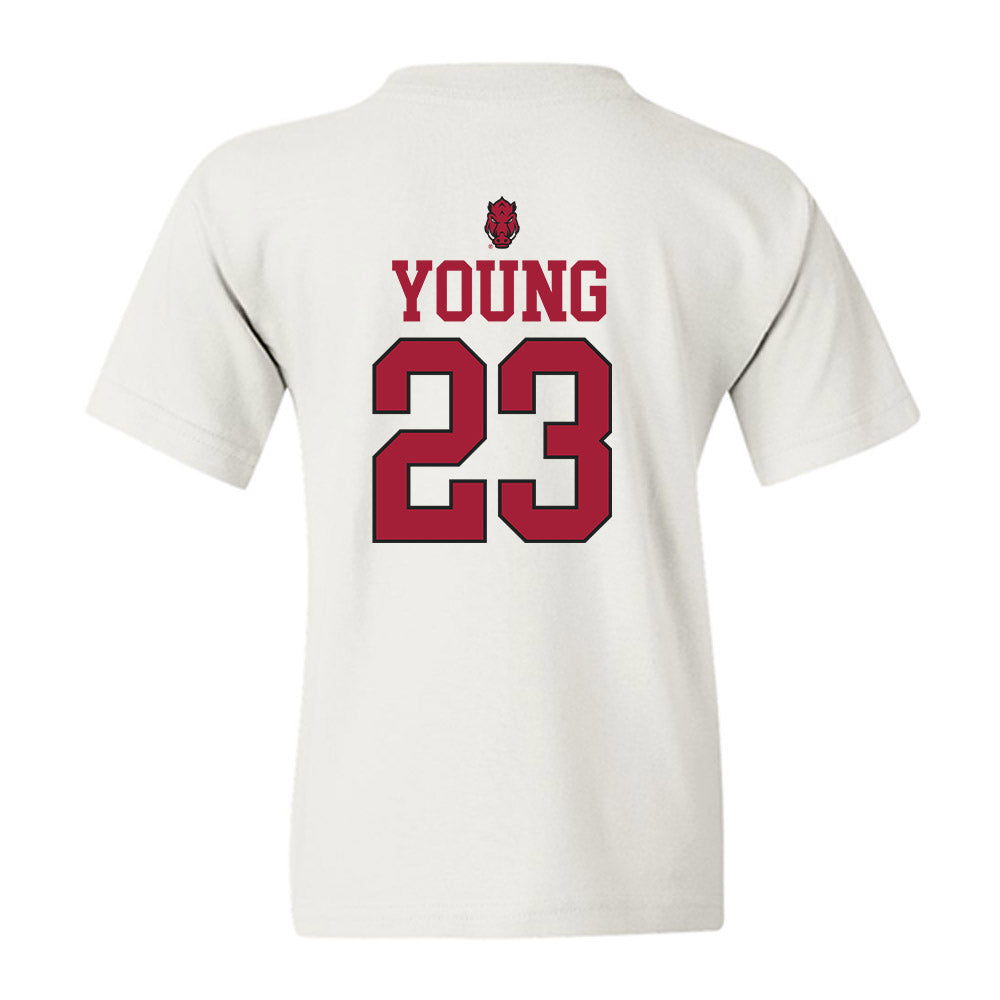 Arkansas - NCAA Football : Kevin Young - Classic Shersey Youth T-Shirt-1
