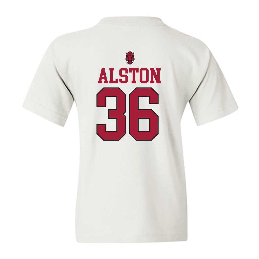 Arkansas - NCAA Football : Brian Alston - Classic Shersey Youth T-Shirt-1