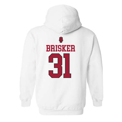 Arkansas - NCAA Football : Blake Brisker - Classic Shersey Hooded Sweatshirt-1