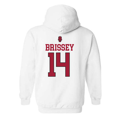 Arkansas - NCAA Baseball : Mark Brissey - Classic Shersey Hooded Sweatshirt-1