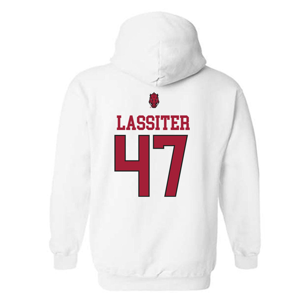 Arkansas - NCAA Football : Maddox Lassiter - Classic Shersey Hooded Sweatshirt-1