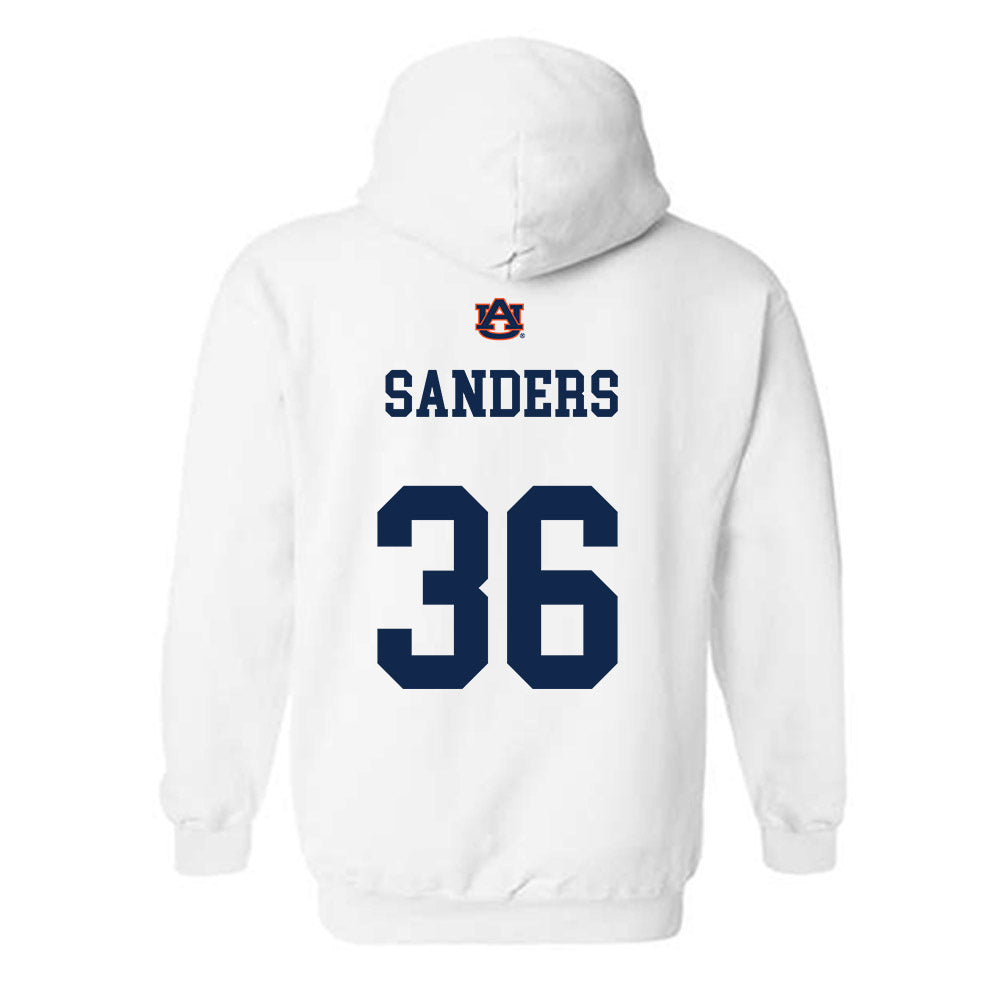 Auburn - NCAA Baseball : Jackson Sanders - Sport Shersey Hooded Sweatshirt-1