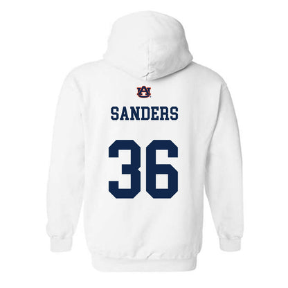 Auburn - NCAA Baseball : Jackson Sanders - Sport Shersey Hooded Sweatshirt-1