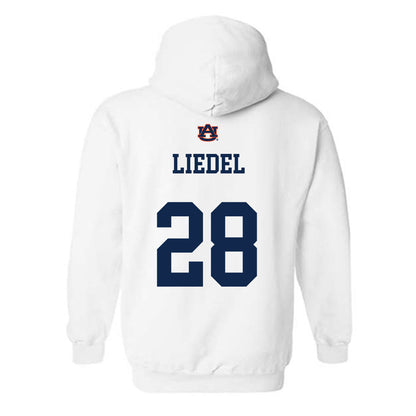 Auburn - NCAA Baseball : Carson Liedel - Sport Shersey Hooded Sweatshirt-1